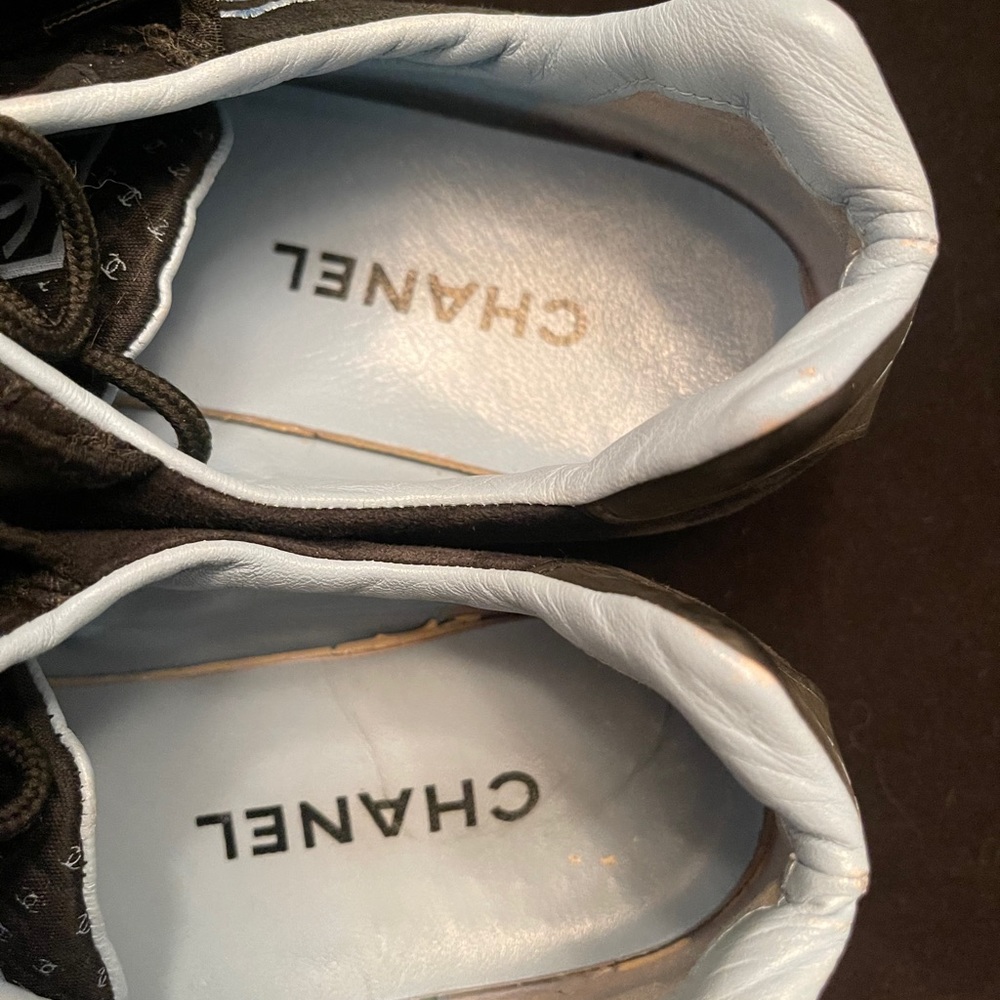 CHANEL Tie Zip Shoe Rare - Picture 8 of 12